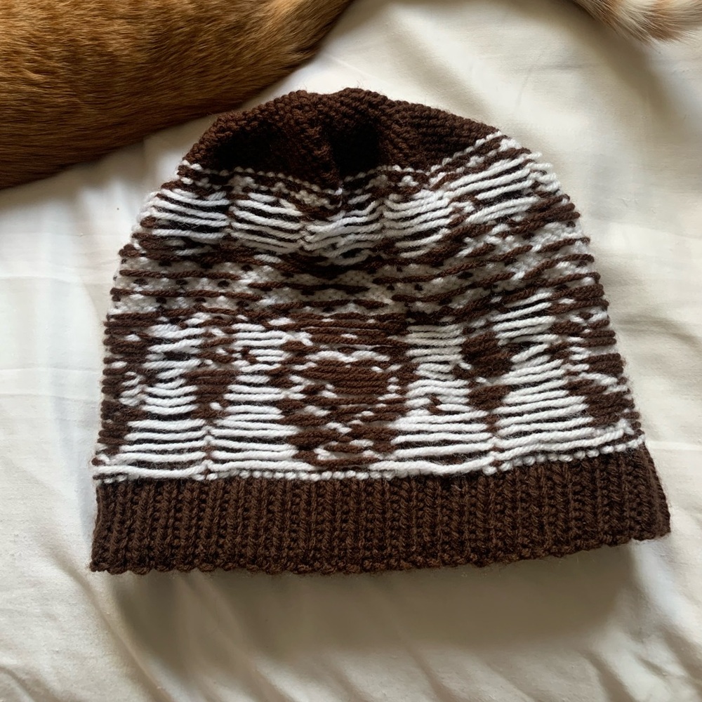Handmade Cat Heart Beanie - Picture 2 of 2